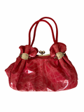 Kiss-Lock Vintage Faux Leather Bag
