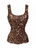 Sequined Autumn Cami Top