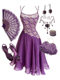 Hand-Beaded Lace Midi Dress