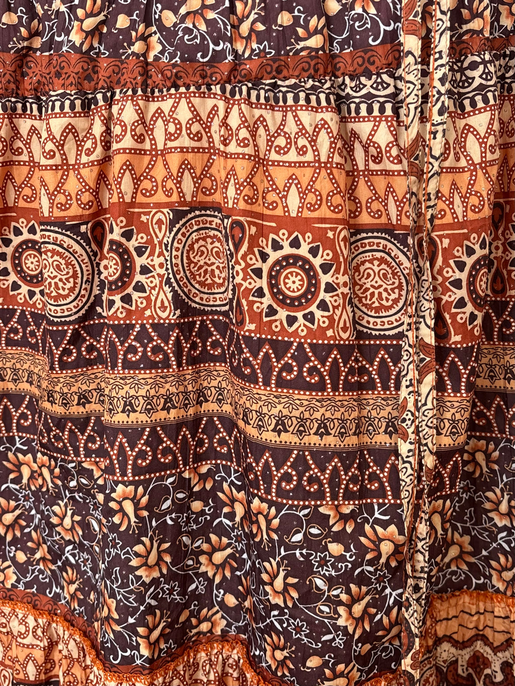 Tribal Boho Maxi Skirt