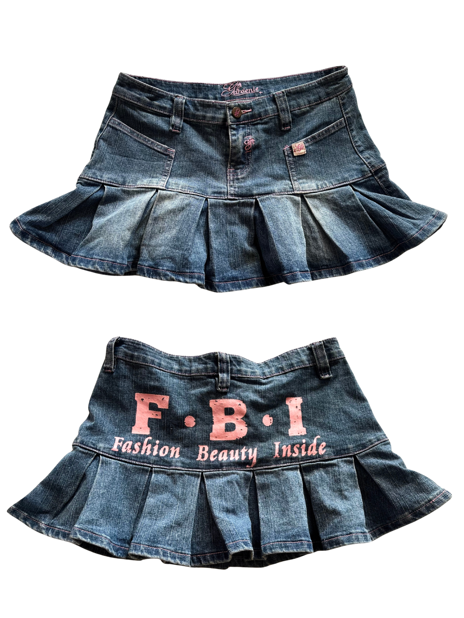 Y2K Denim Mini Skirt