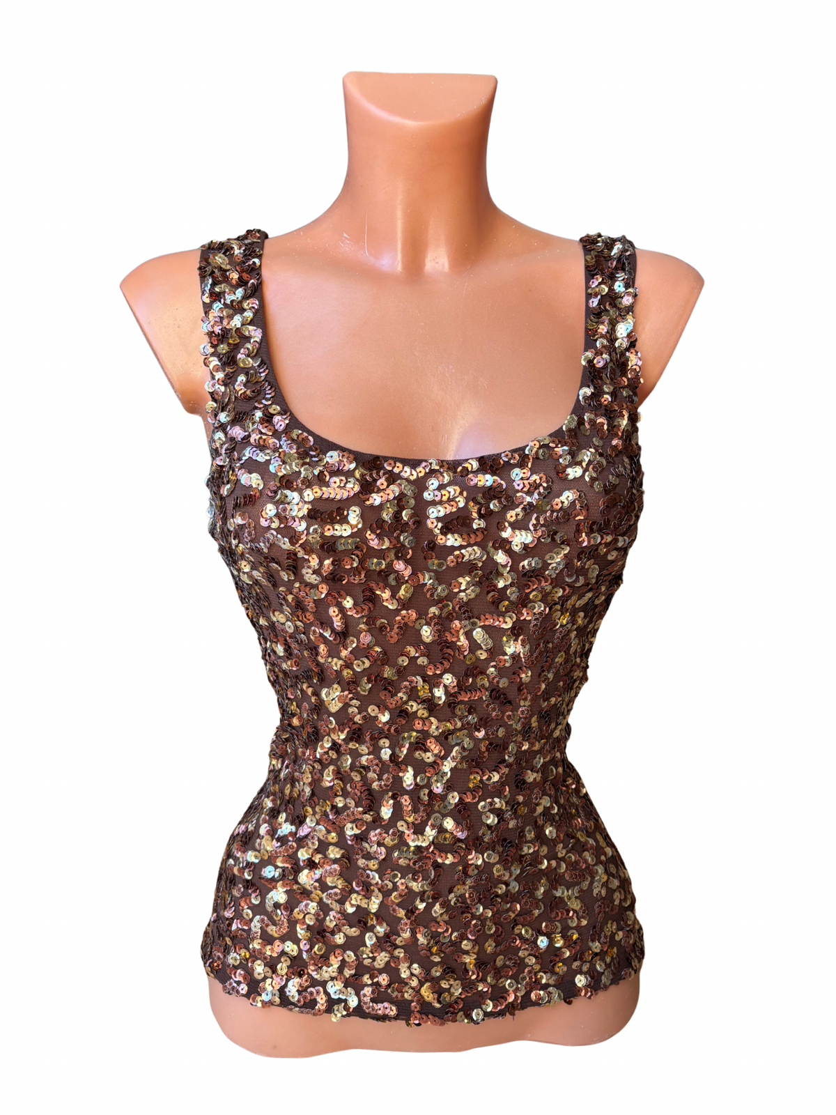Sequined Autumn Cami Top
