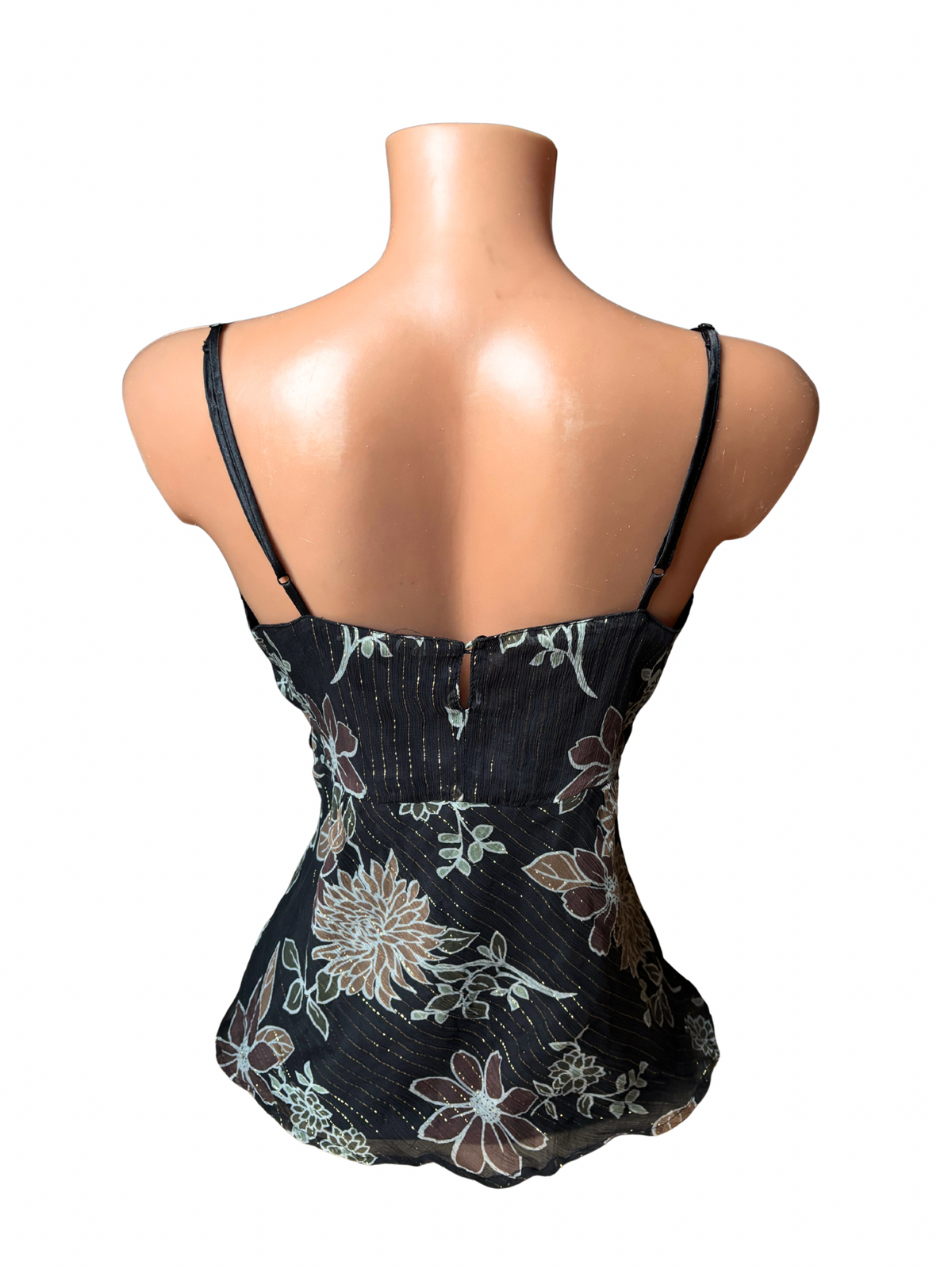 Silk Floral Camisole Top