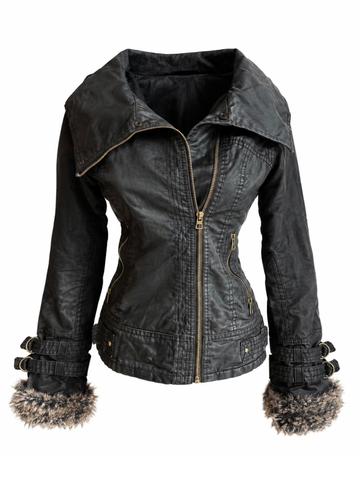 2000s Washed Black Jacket