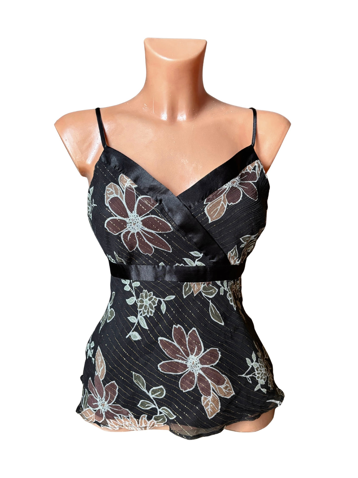 Silk Floral Camisole Top