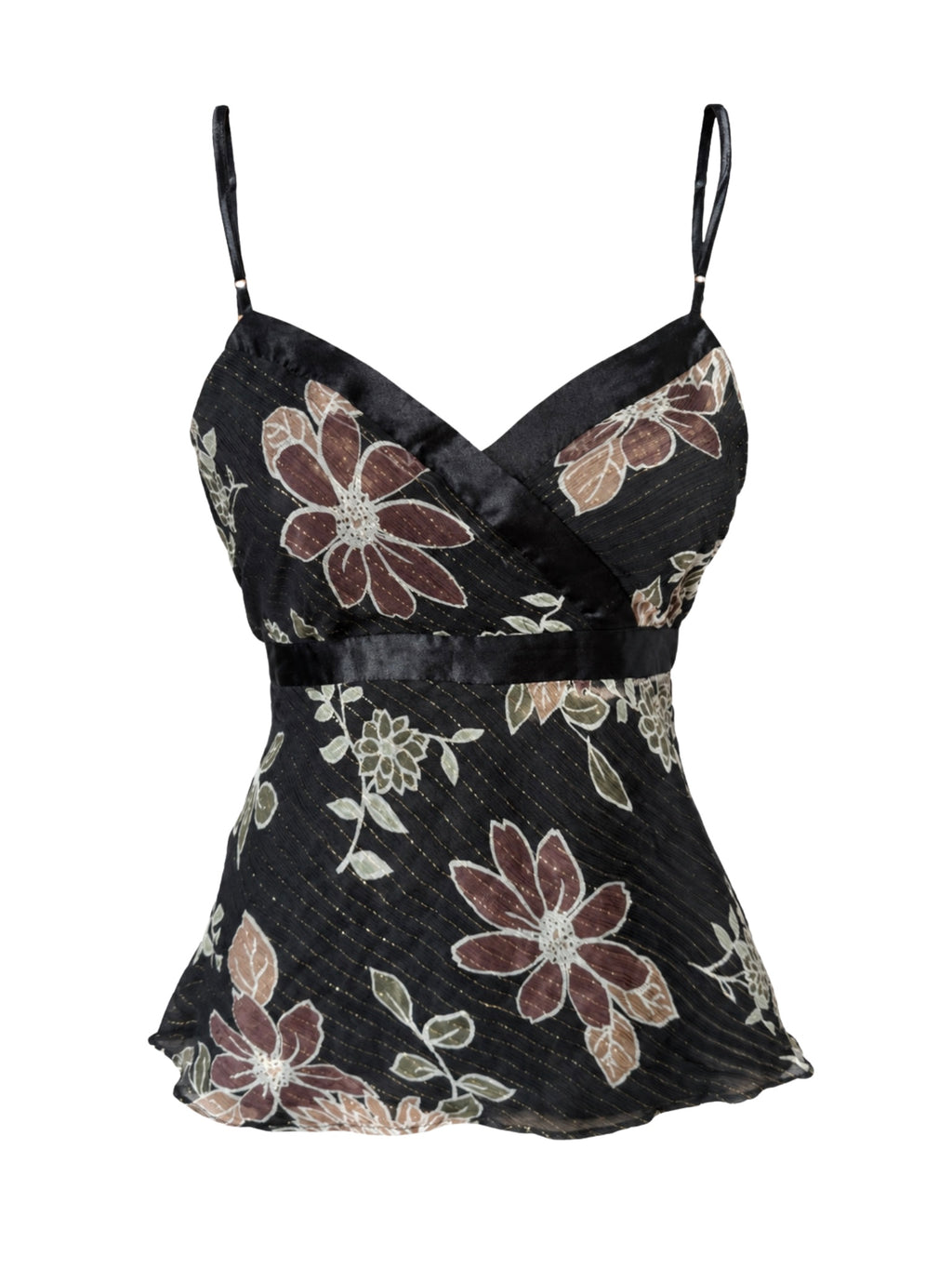 Silk Floral Camisole Top