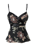 Silk Floral Camisole Top