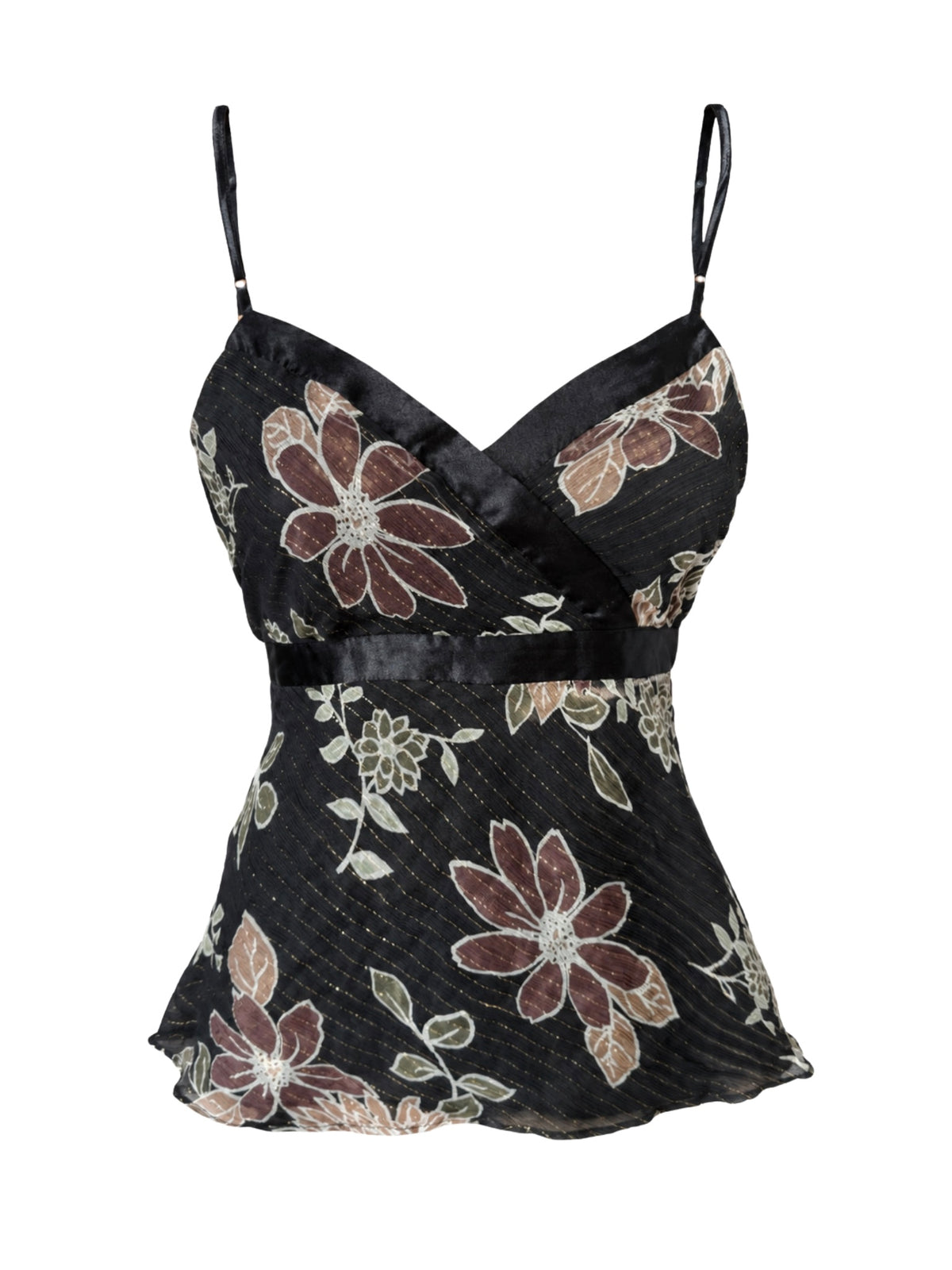 Silk Floral Camisole Top
