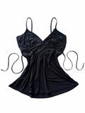 Y2K McBling Beaded & Sequin Cami Top