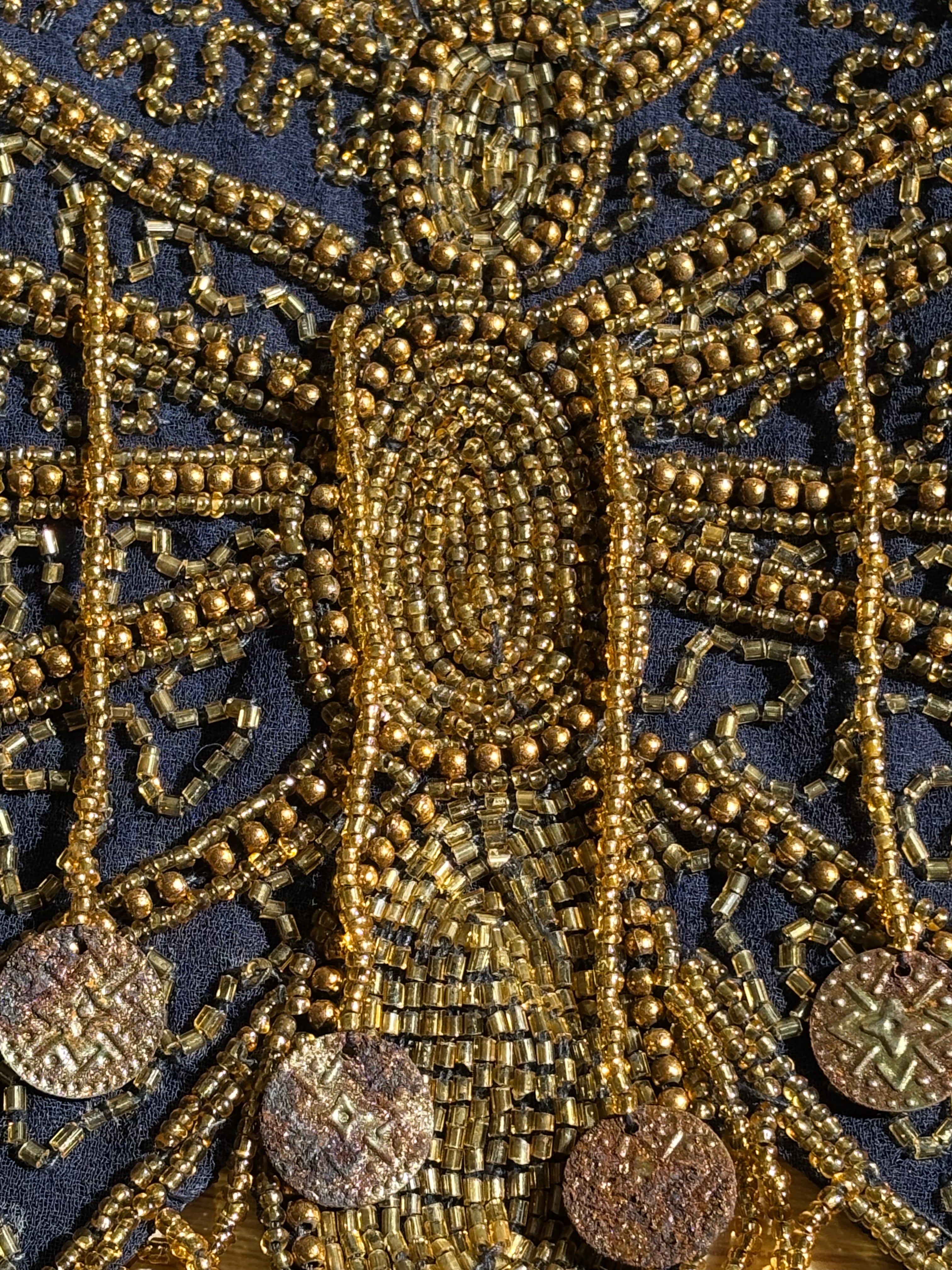 Beaded Butterfly Halter Top