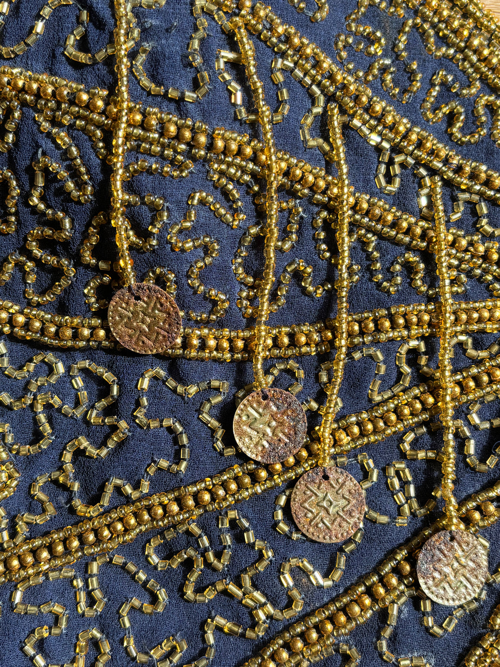 Beaded Butterfly Halter Top