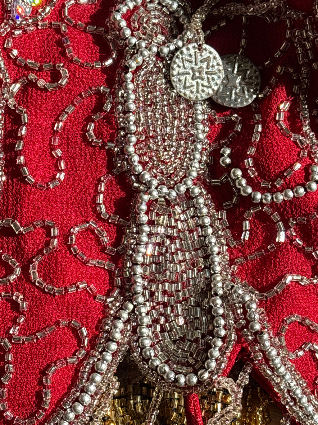 Beaded Butterfly Halter Top