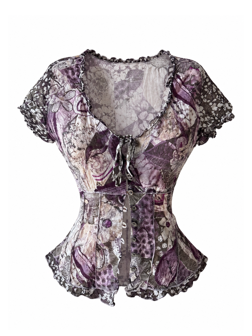 Cotton Floral Blouse