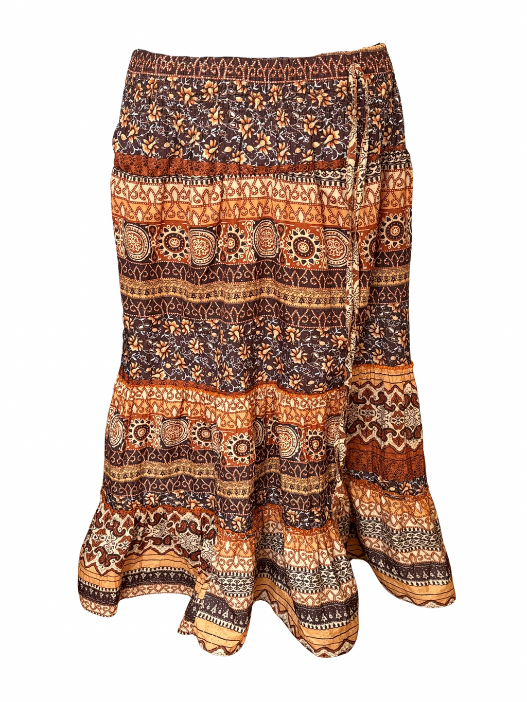 Tribal Boho Maxi Skirt
