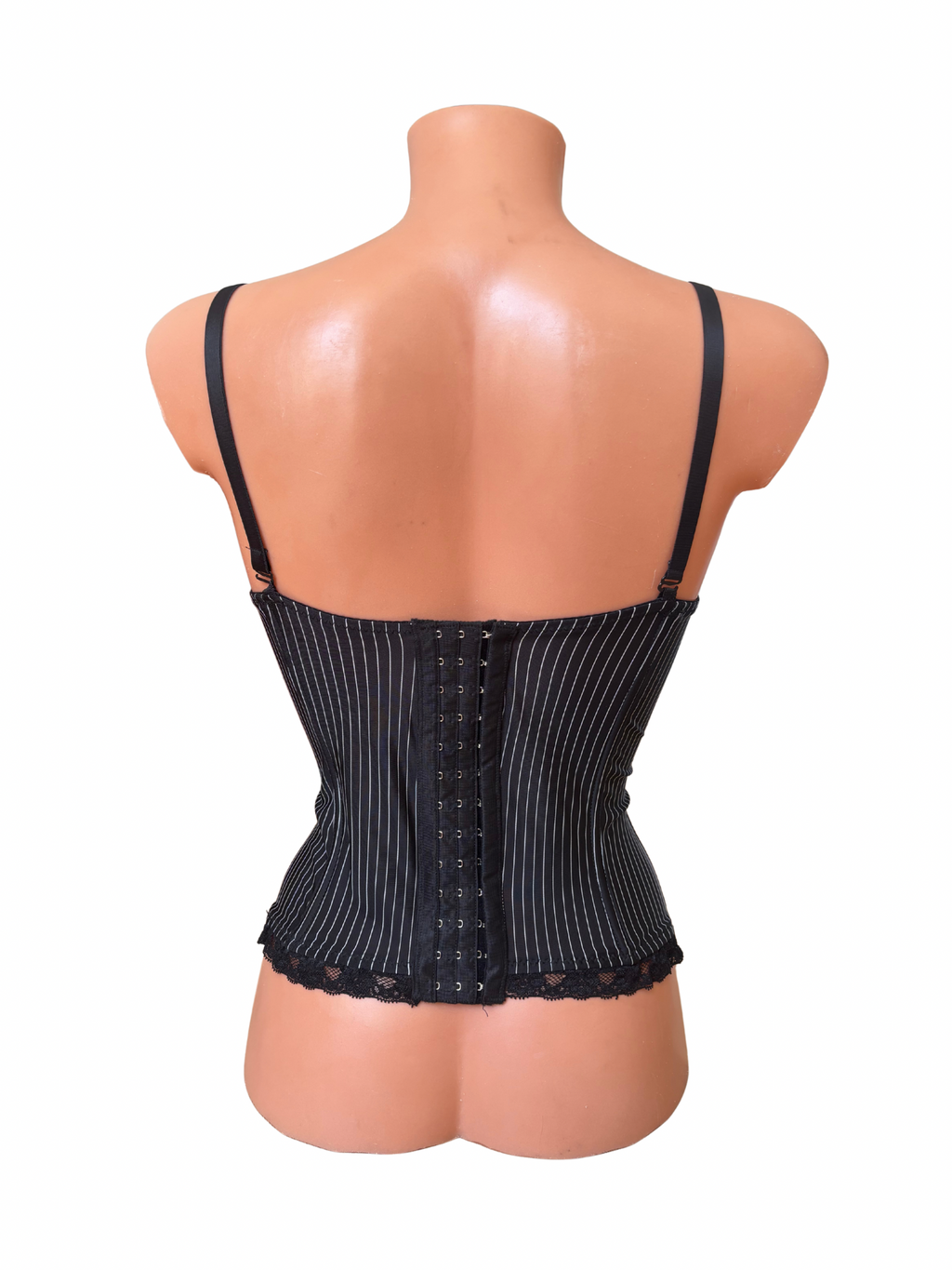 Lace-Trim Corset Top