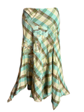 Cotton Patchwork Fairycore Asymetric Akirt