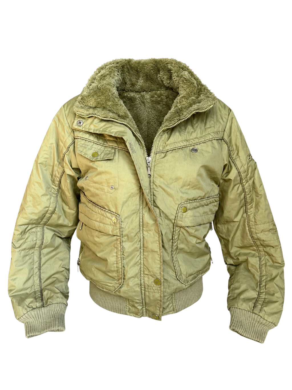 Vintage 2000s Cargo Bomber Jacket