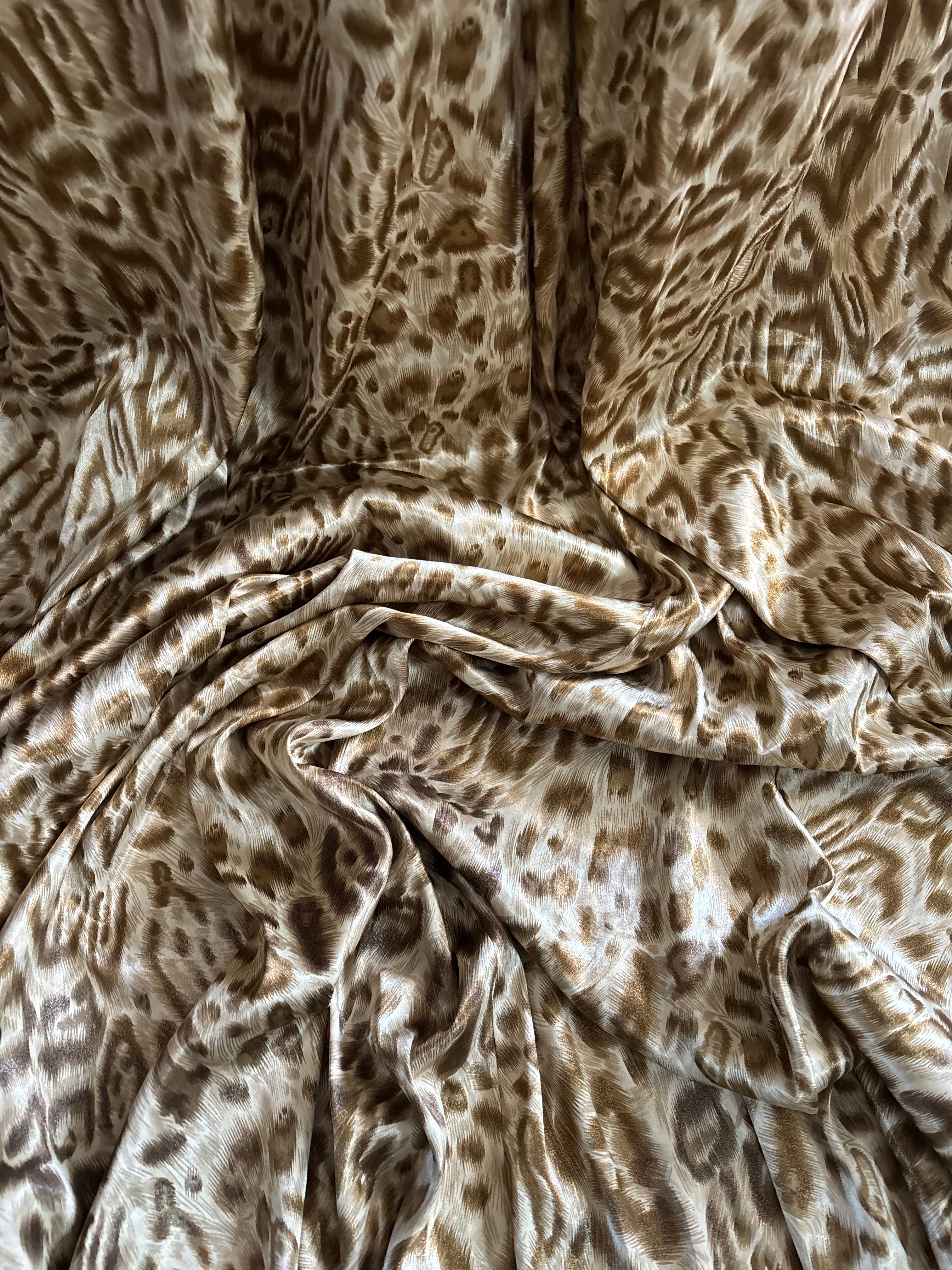 Beaded Leopard Luxury Dress