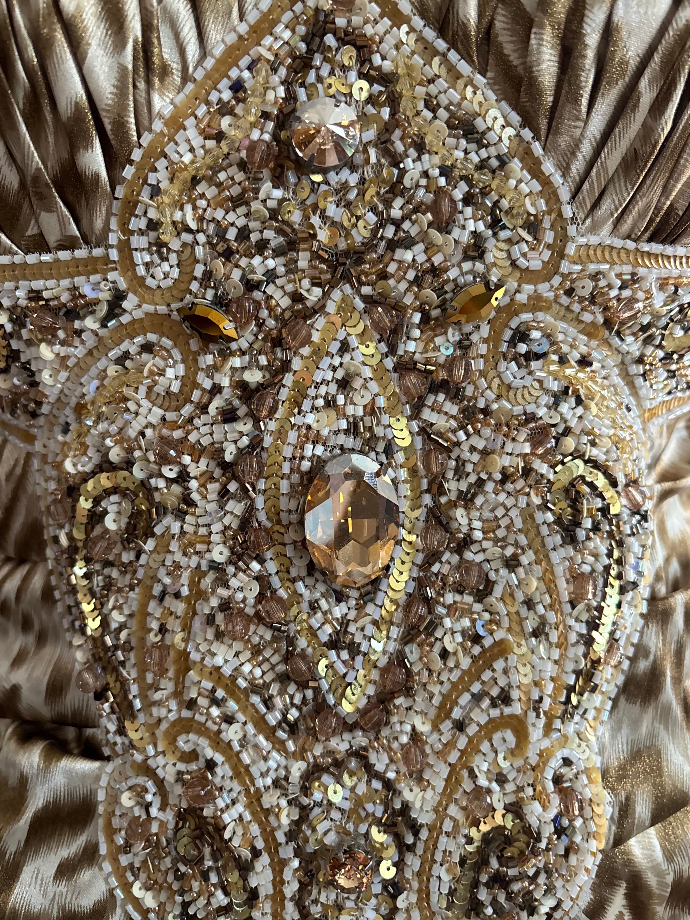Beaded Leopard Luxury Dress