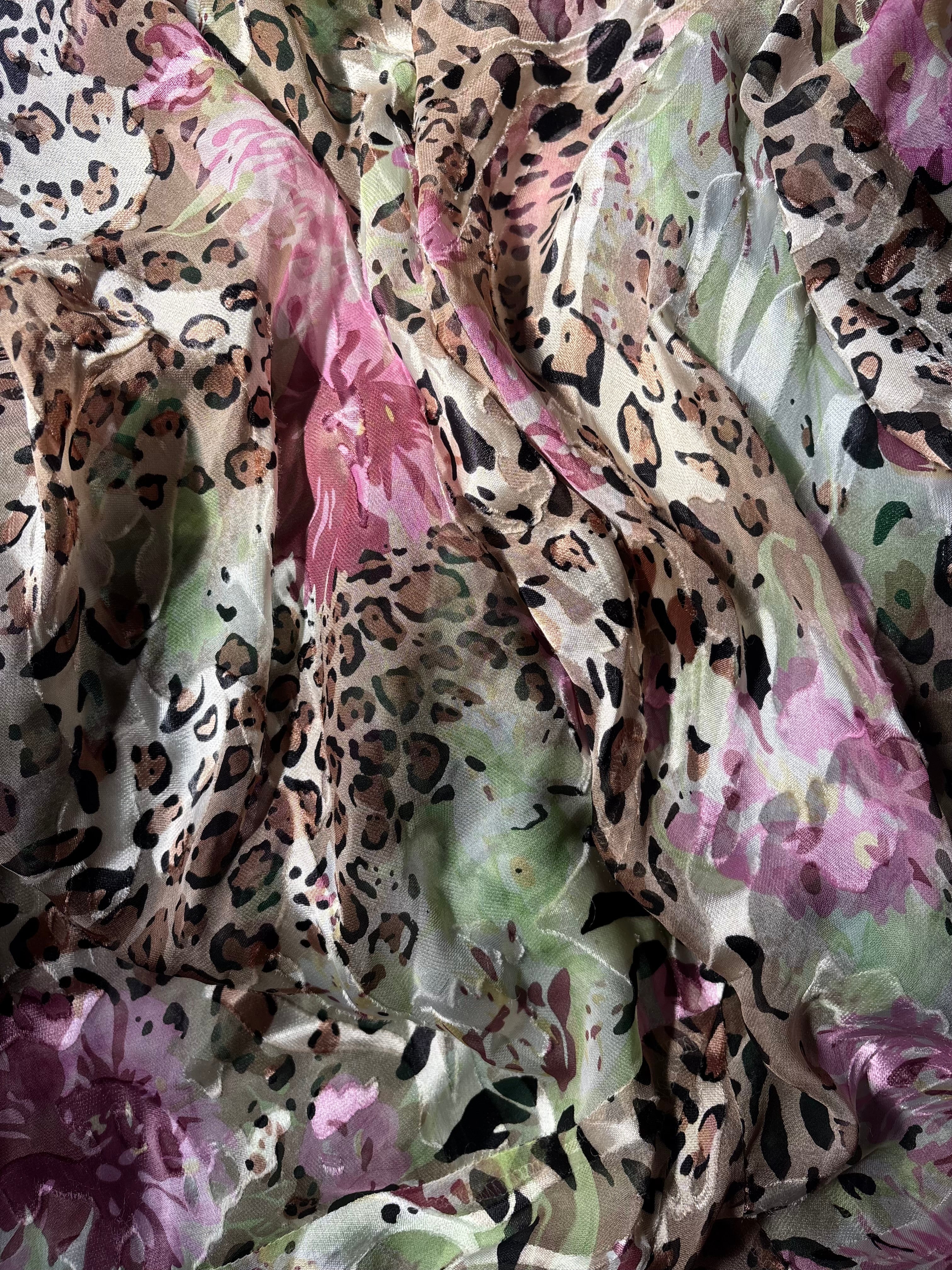 Wild Floral Reversible Silk Dress