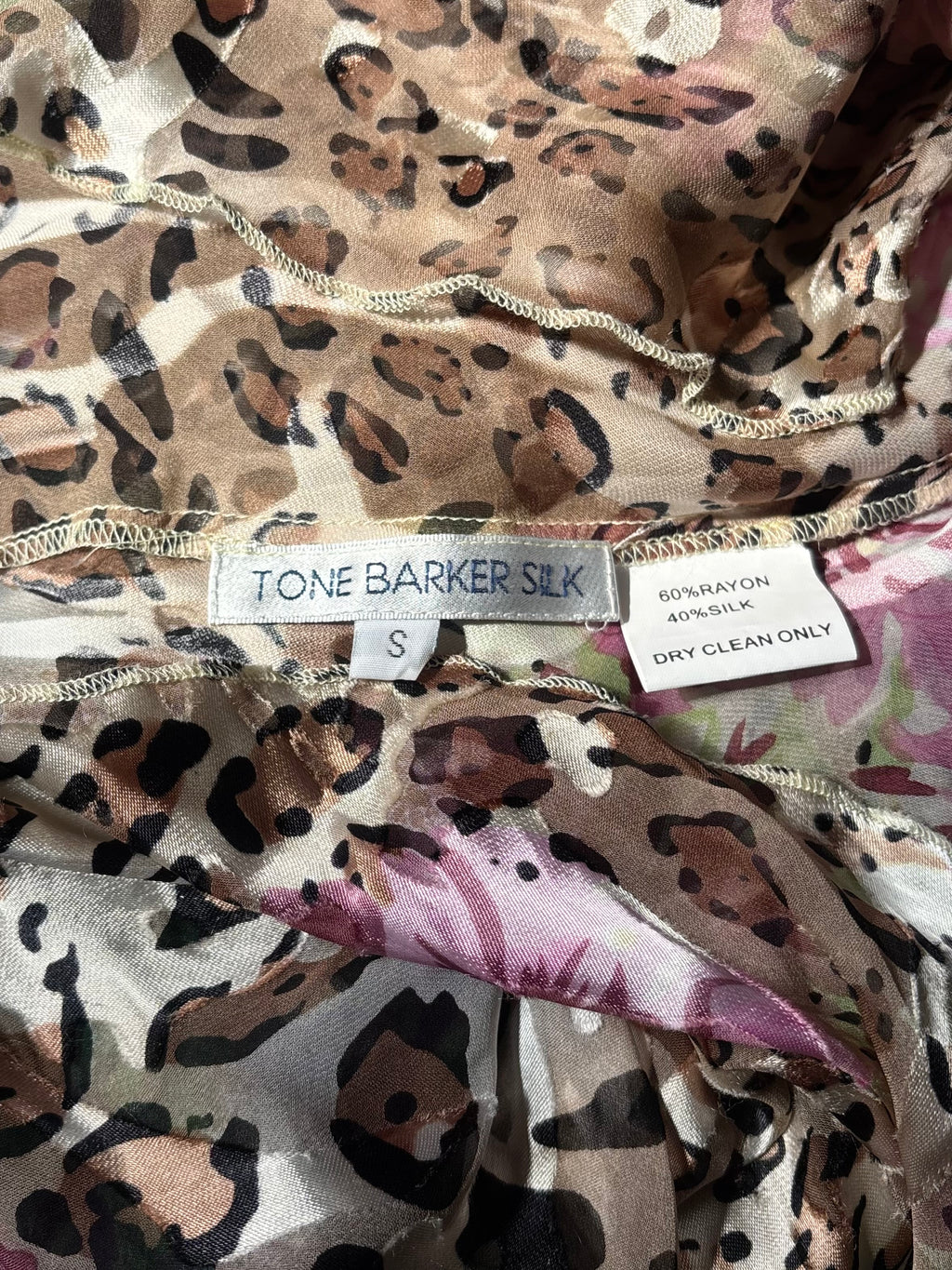 Wild Floral Reversible Silk Dress