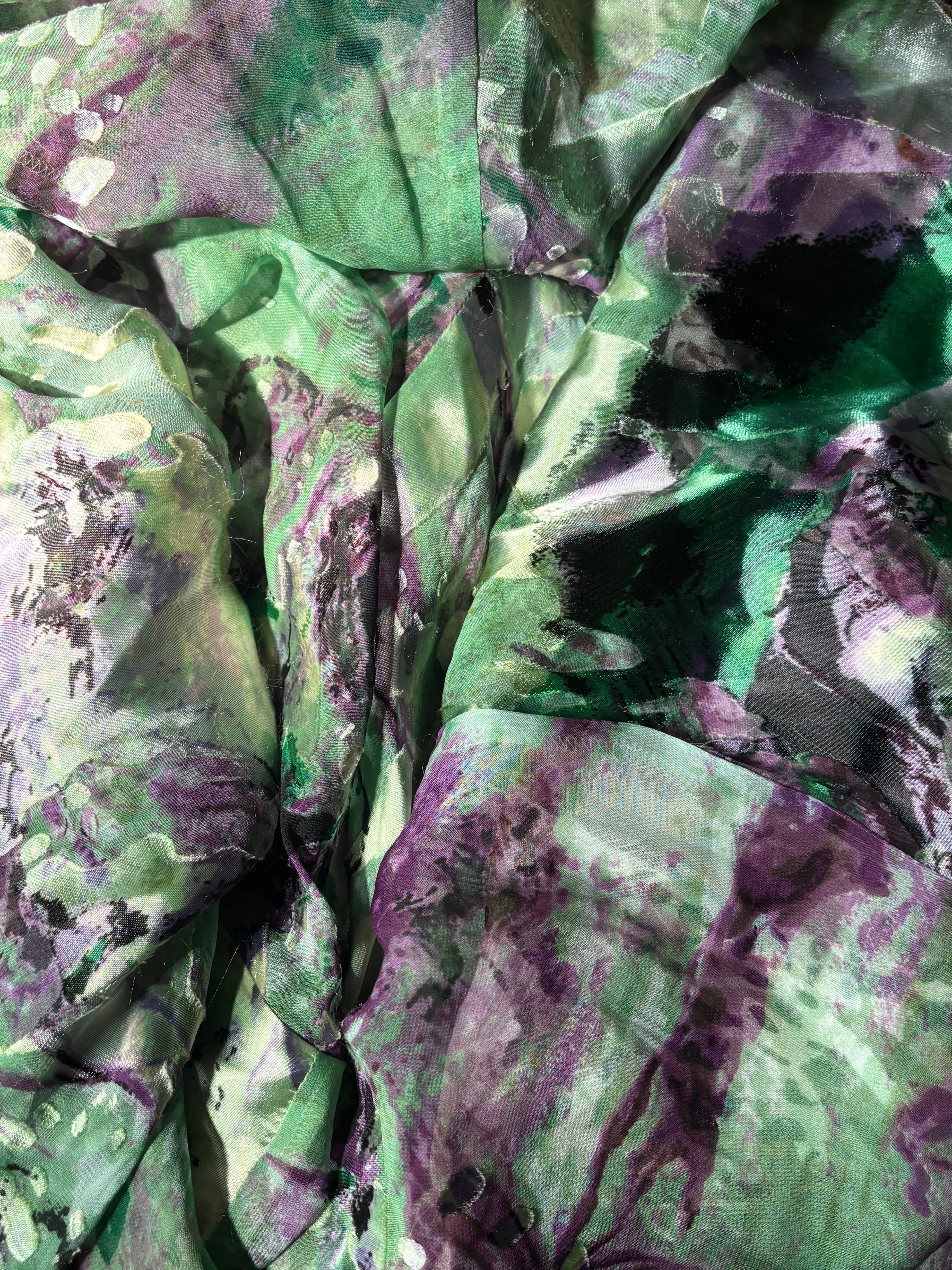 Wild Floral Reversible Silk Dress