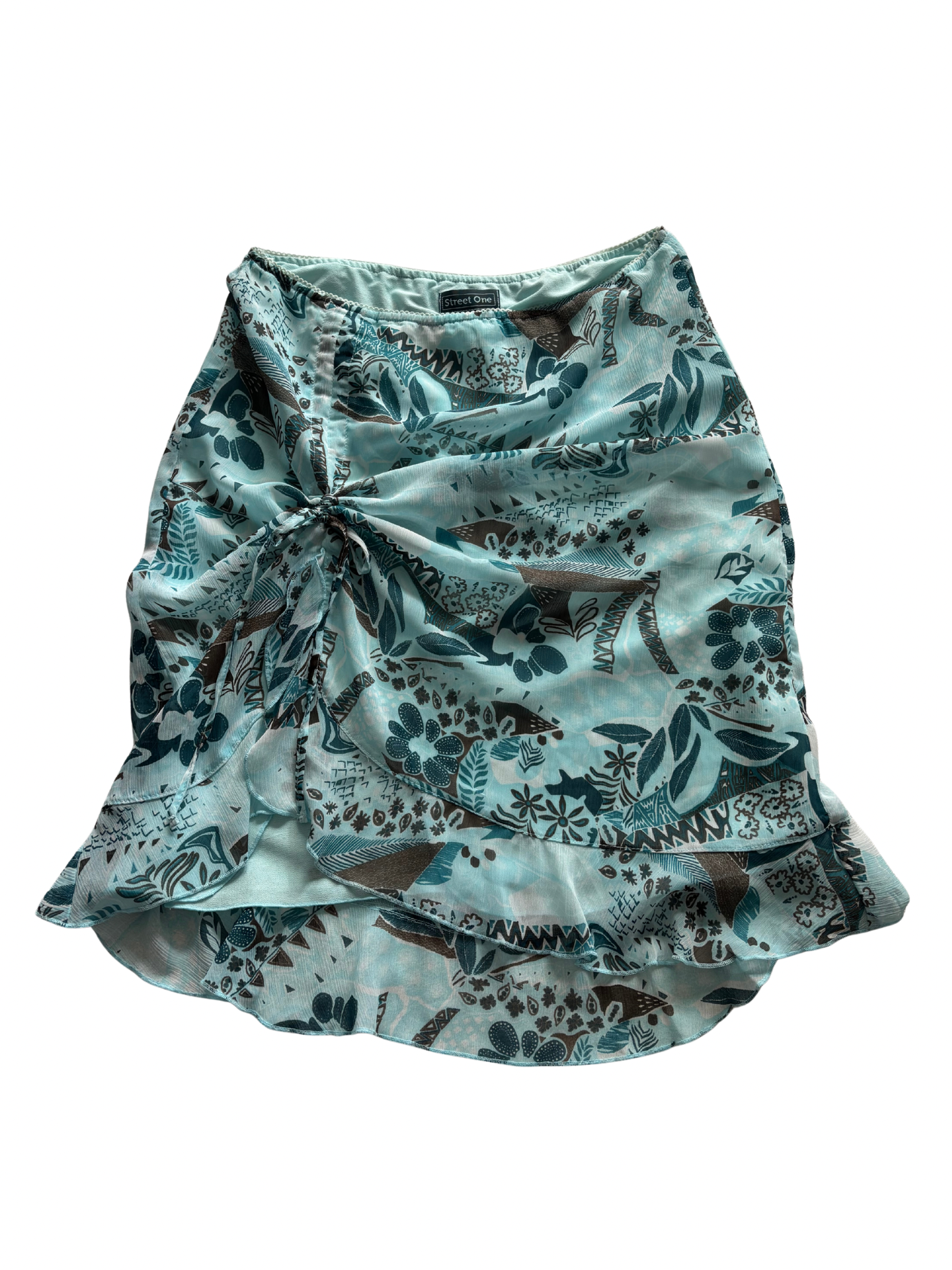 Tikki Island Blue Skirt